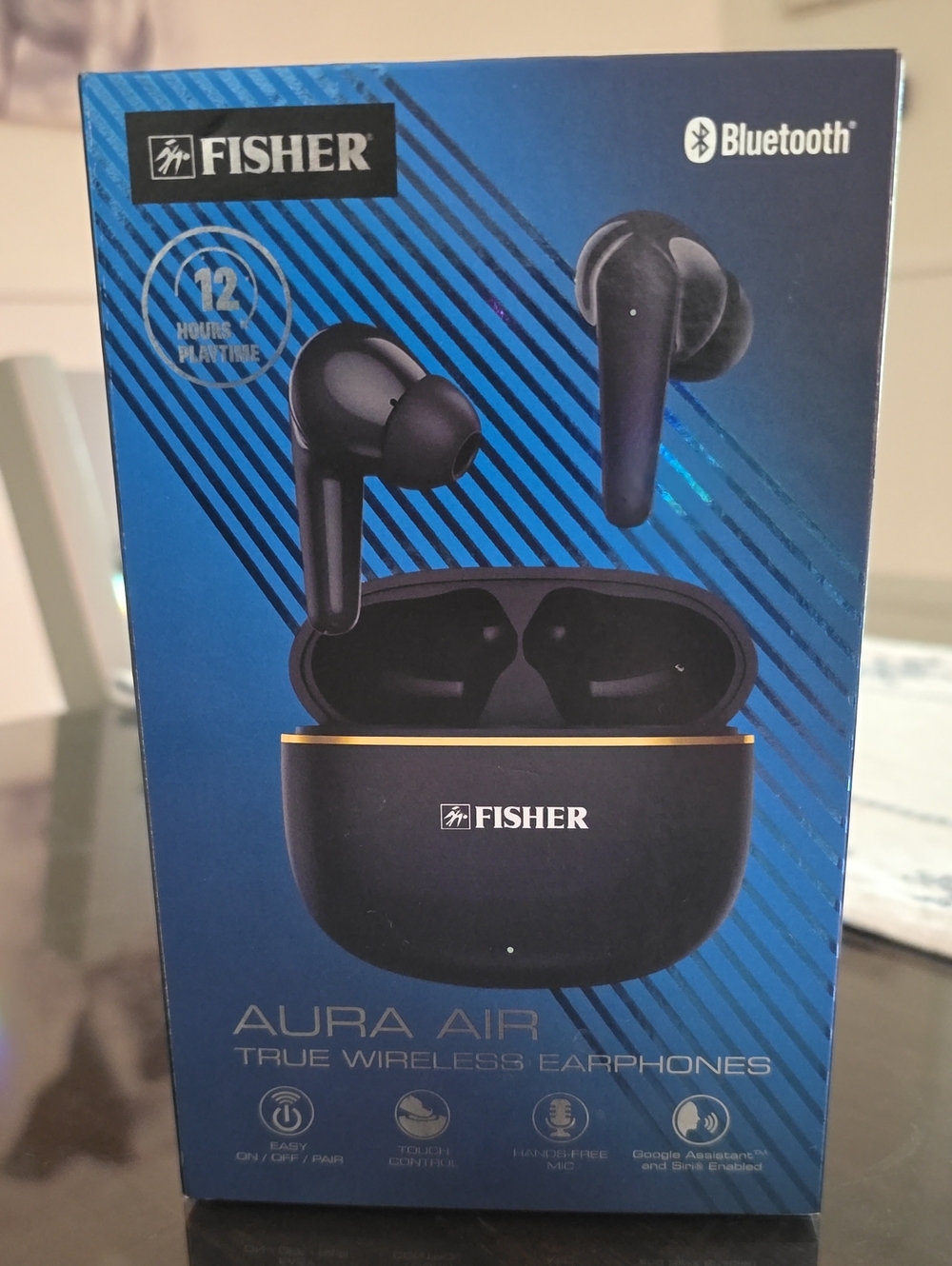 Fisher Aura Air True Wireless Earphones - Black